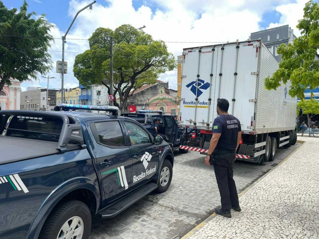 Receita e Polícia comandaram a operação