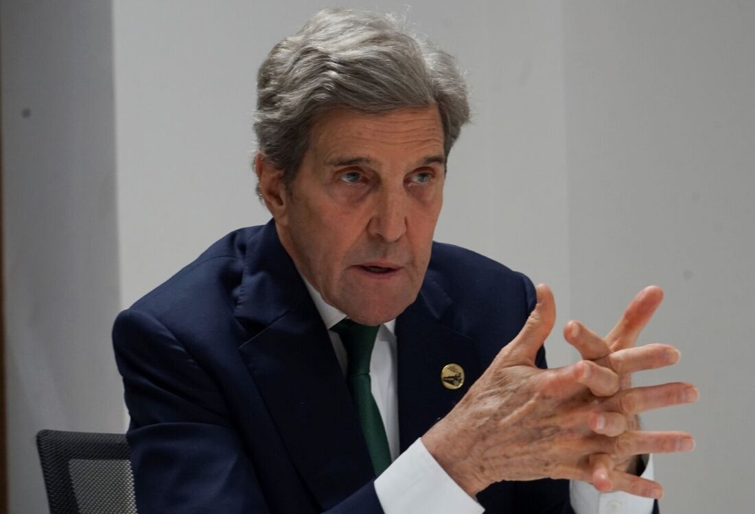 O enviado presidencial especial dos EUA para o clima, John Kerry