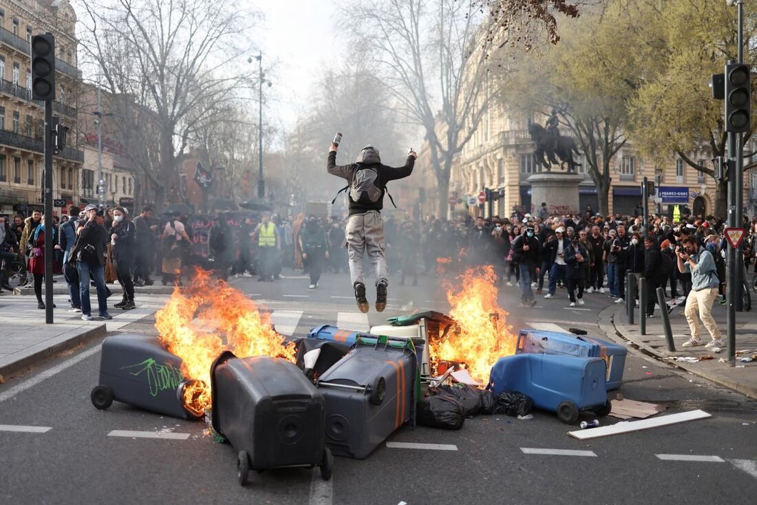 Protesto França