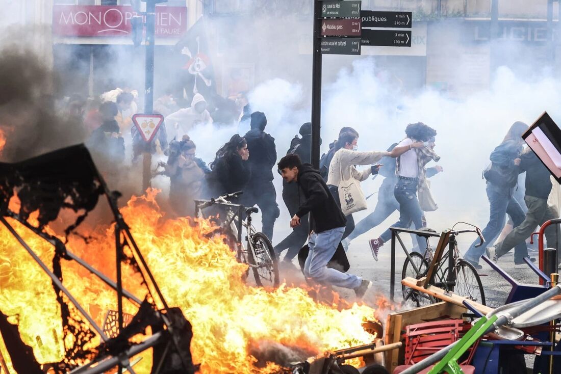 Protesto França