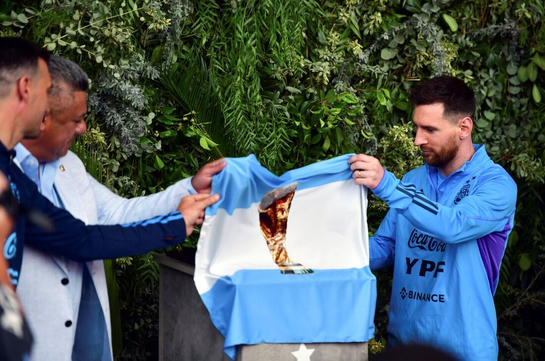 Messi é homeageado na Argentina