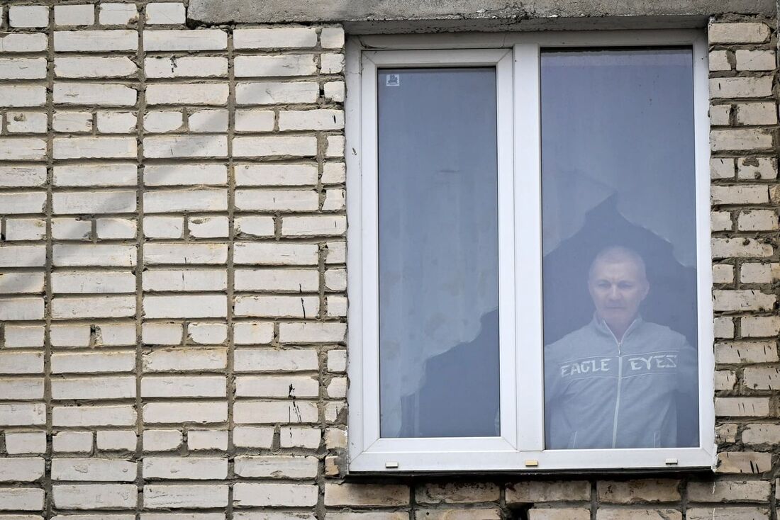 Alexei Moskalyov, 54, pai solteiro de Maria Moskalyova, a menina de 13 anos que fez um desenho crítico da campanha militar de Moscou na Ucrânia na escola em abril do ano passado.