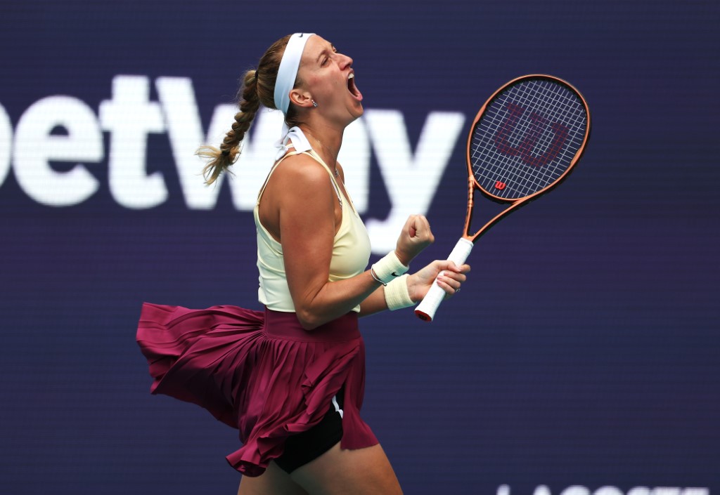 Kvitova está na final do WTA 1000 Miami