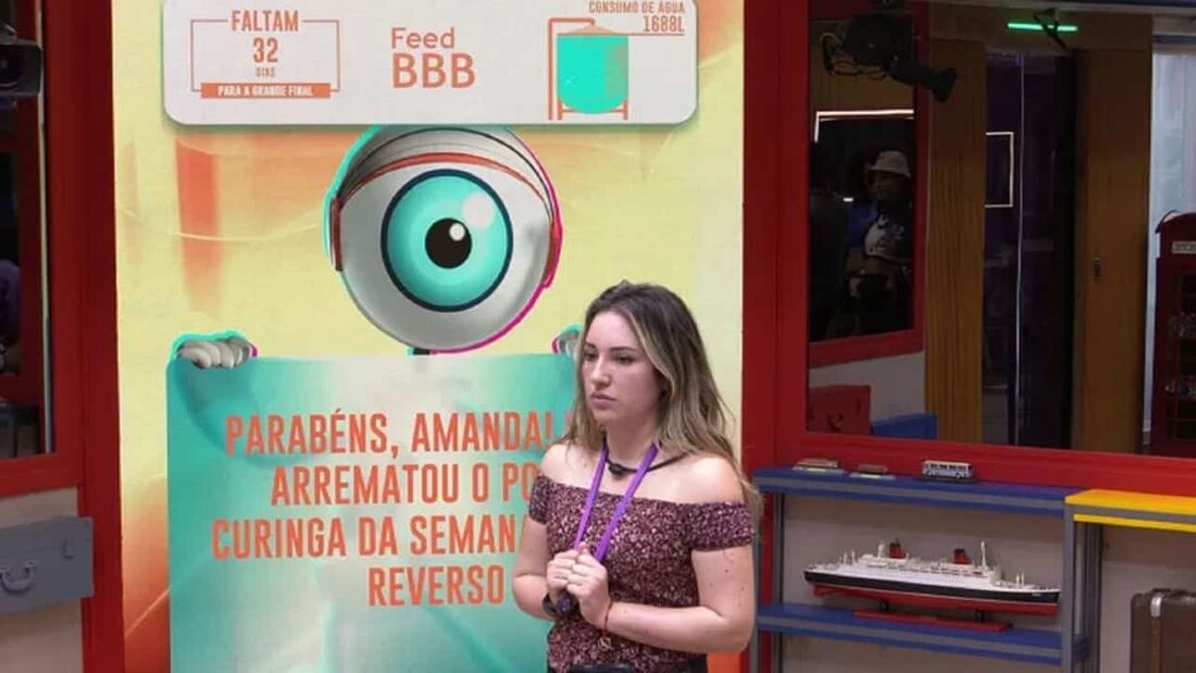 Amanda arrematou o Poder Coringa da semana