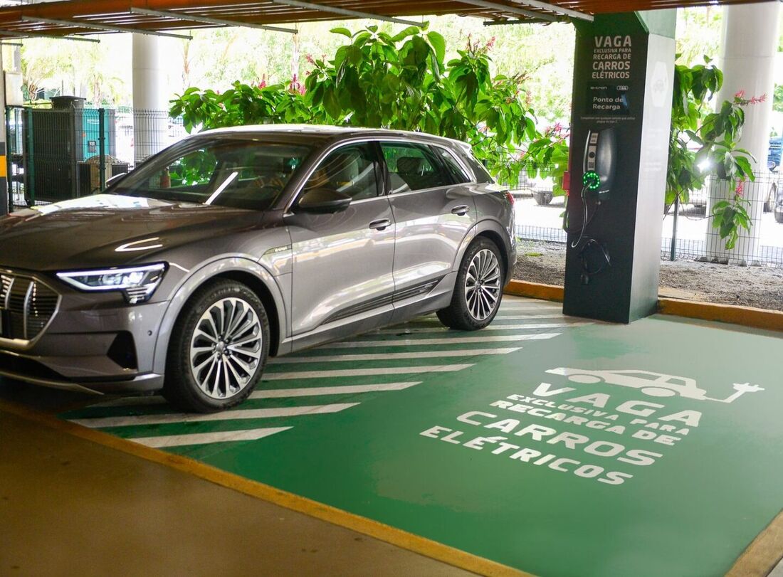 Estação recarga Shopping Recife Carro Elétrico