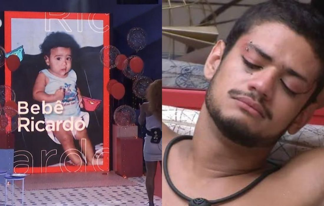 Durante a festa foram expostas fotografias dos brothers bebês o que fez alguns jogadores se emocionarem