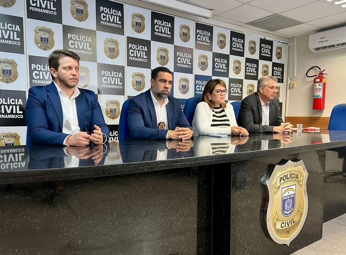 Delegados Augusto Cunha; Frederico Marcelo; Polyanne Farias e Darlson Macedo