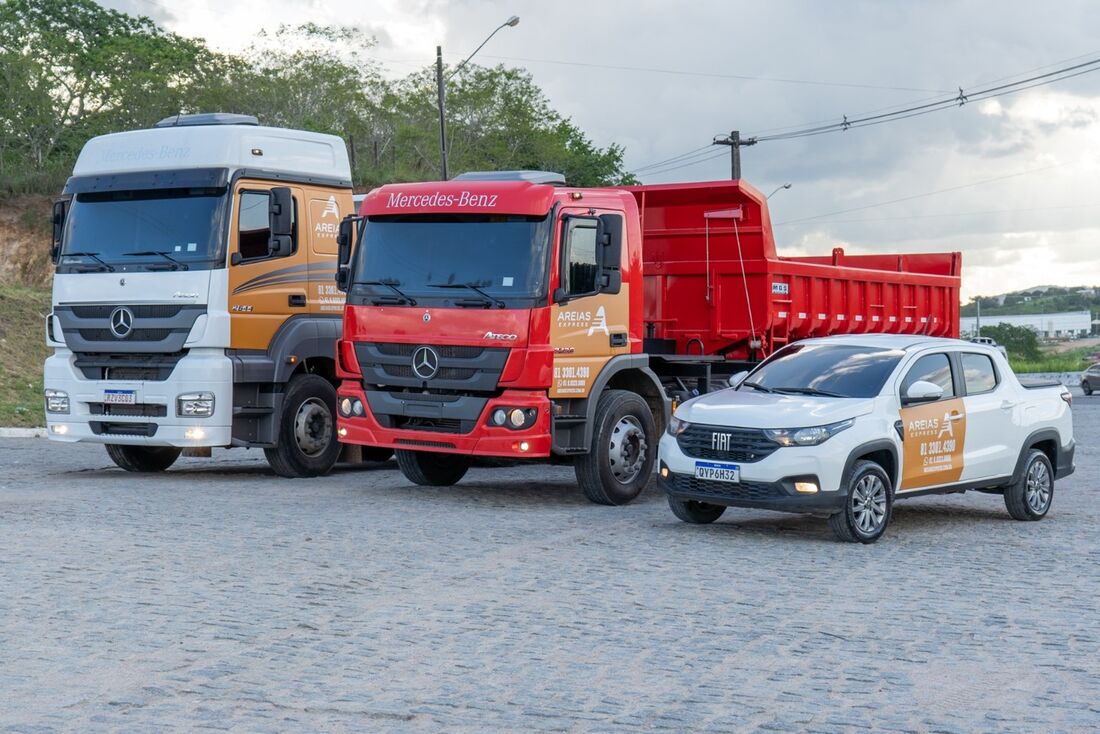 A frota robusta é um dos pontos fortes da Areias Express