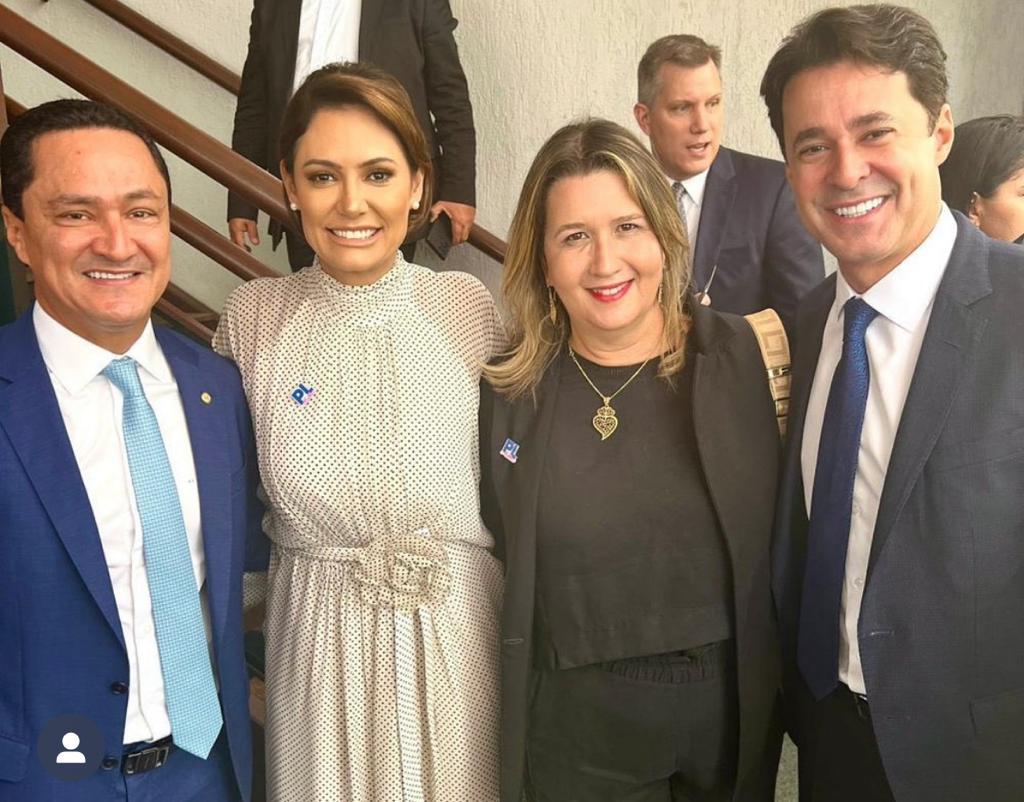 Lideranças pernambucanas prestigiam Michele Bolsonaro