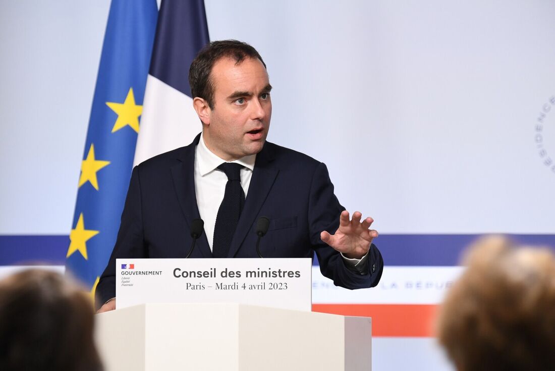 Sébastien Lecornu, ministro da Defesa francês