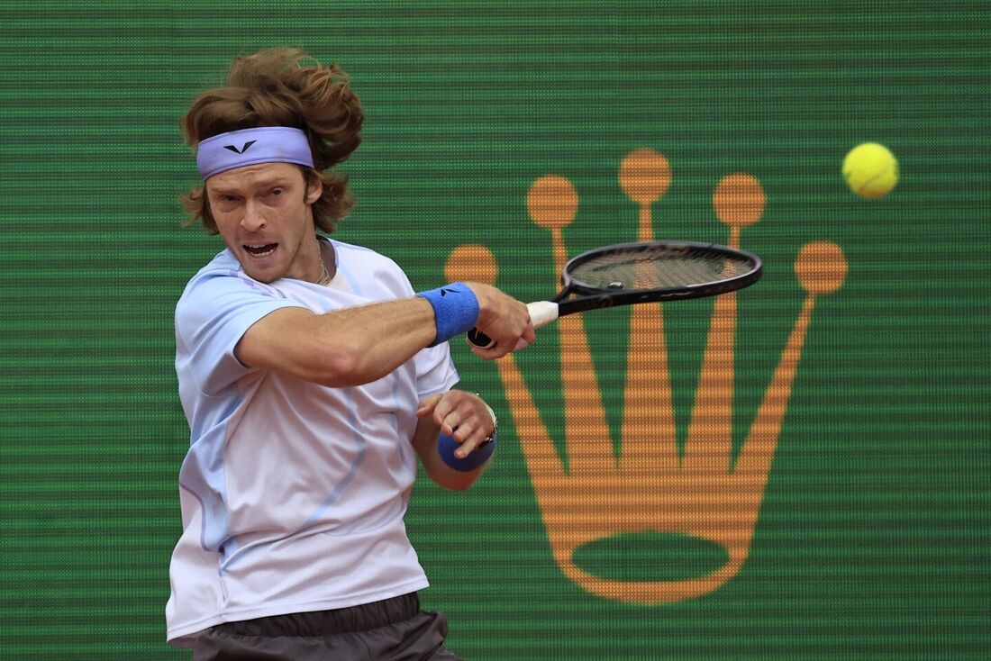 Tenista russo Andrey Rublev