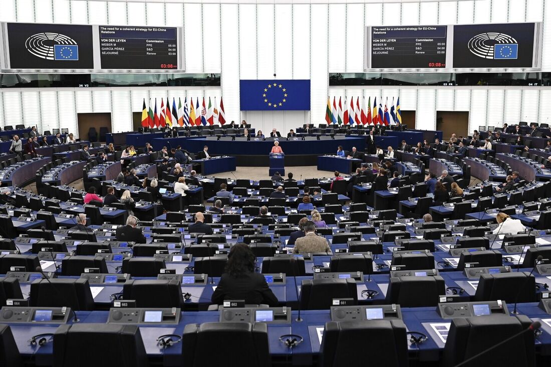 Parlamento Europeu, em Estrasburgo (França)