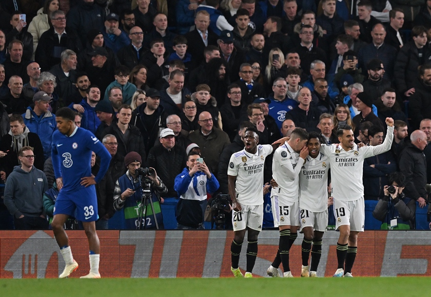 Real vence o Chelsea pela Liga dos Campeões