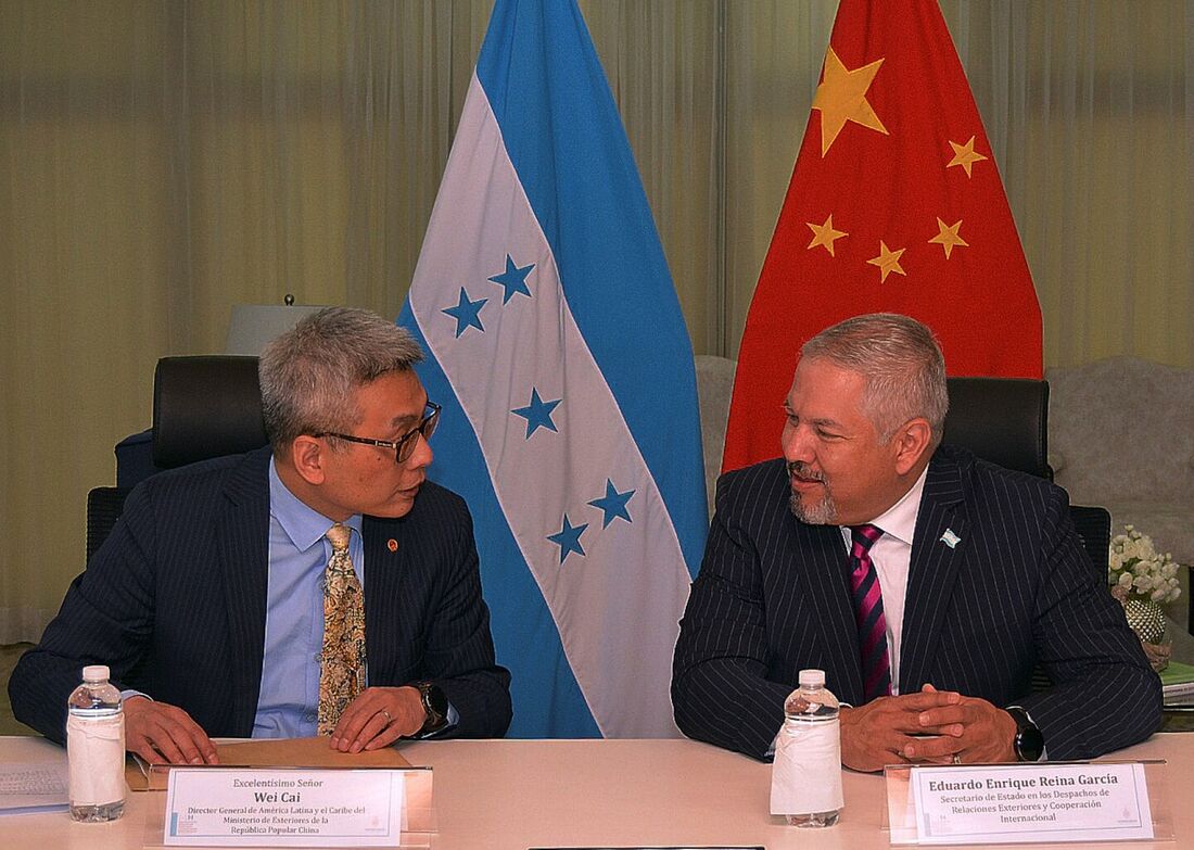 China e Honduras promovem agenda bilateral de comércio e cooperação