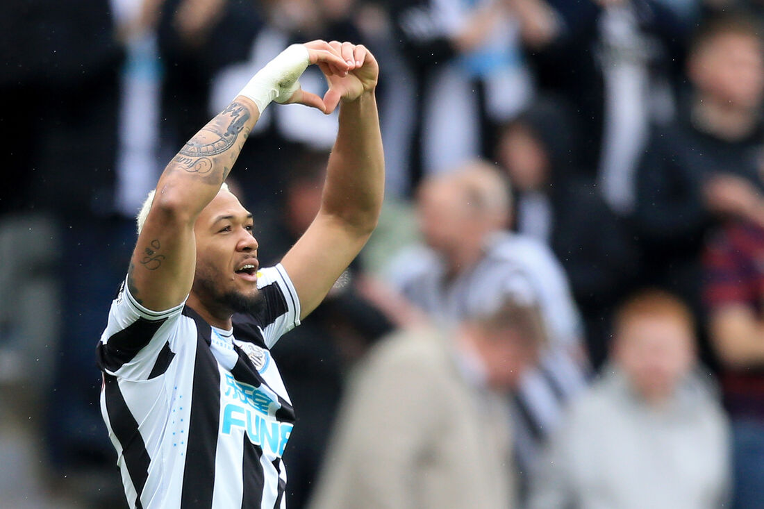 Joelinton marcou na goleada do Newcastle