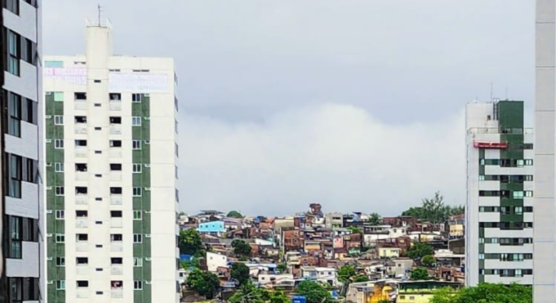 Céu nublado no Recife