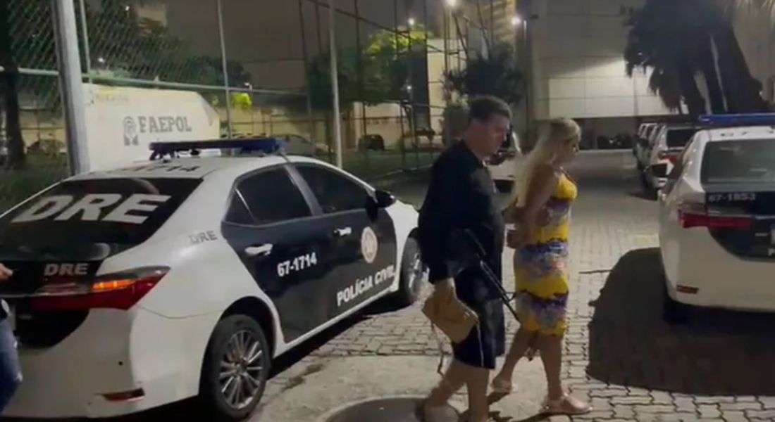 Andreza Cristina, conhecida como 'Bibi Perigosa', foi detida quando saía de um shopping em Campo Grande, na Zona Oeste do Rio