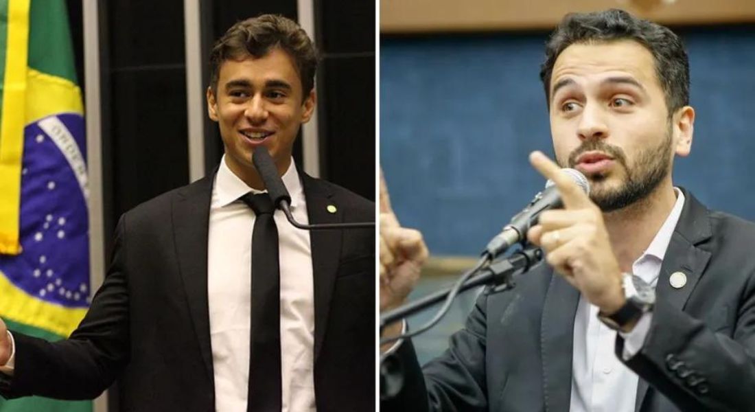 O deputado federal Nikolas Ferreira e o seu suplente na Câmara de BH, Uner Augusto 