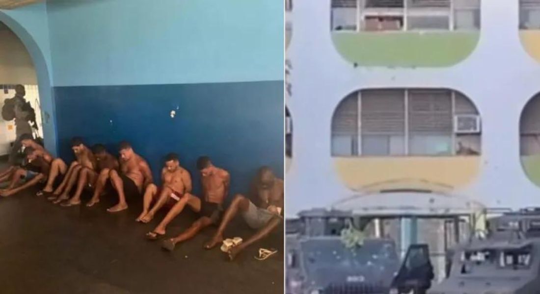 Operação na Maré prende 16 homens após criminosos invadirem escola, segundo a Polícia Militar 