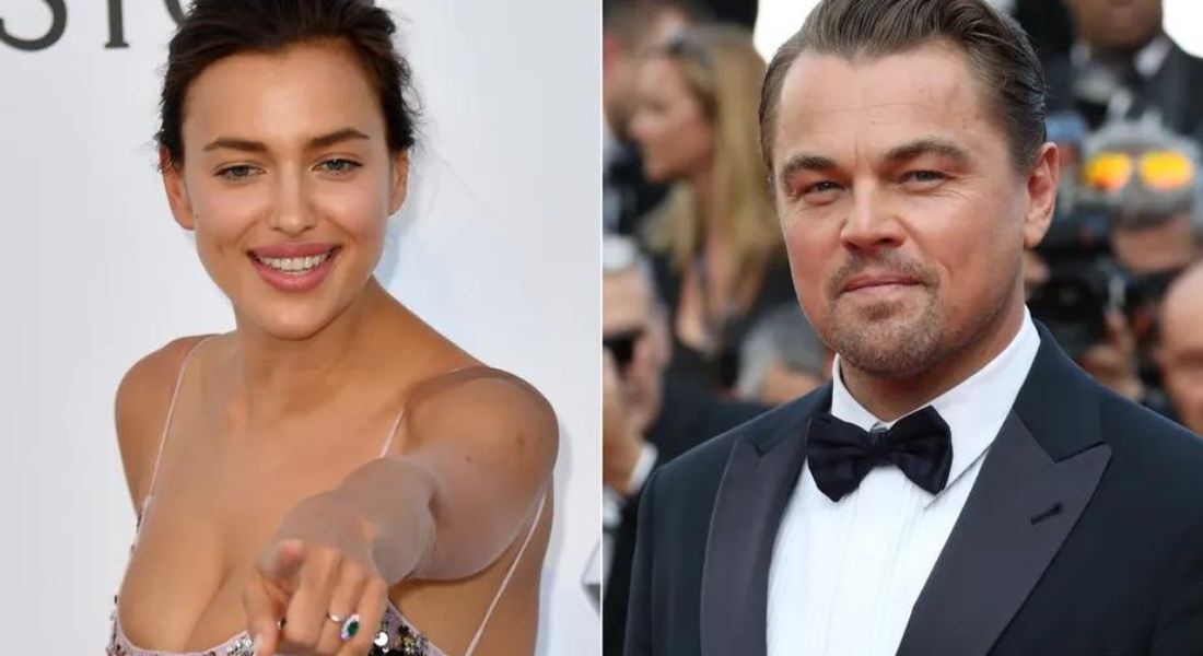 A modelo Irina Shayk e o ator Leonardo DiCaprio 