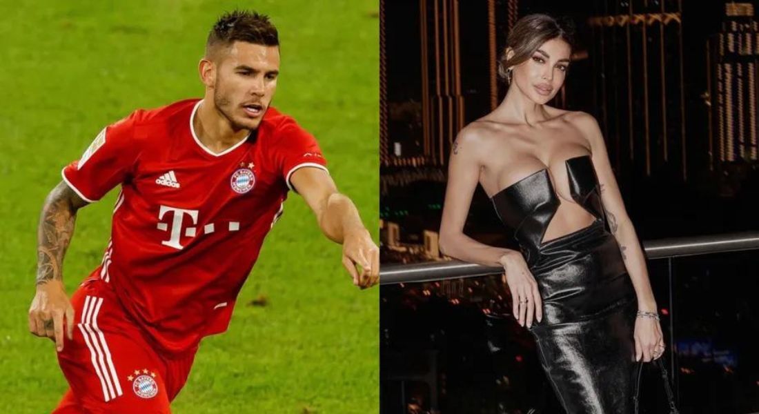 Lucas Hernández e Cristina Buccino 