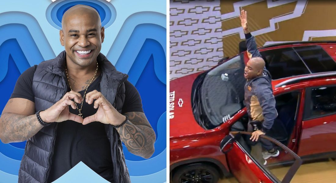 Cezar Black além de estar imune essa semana, ganhou um carro!