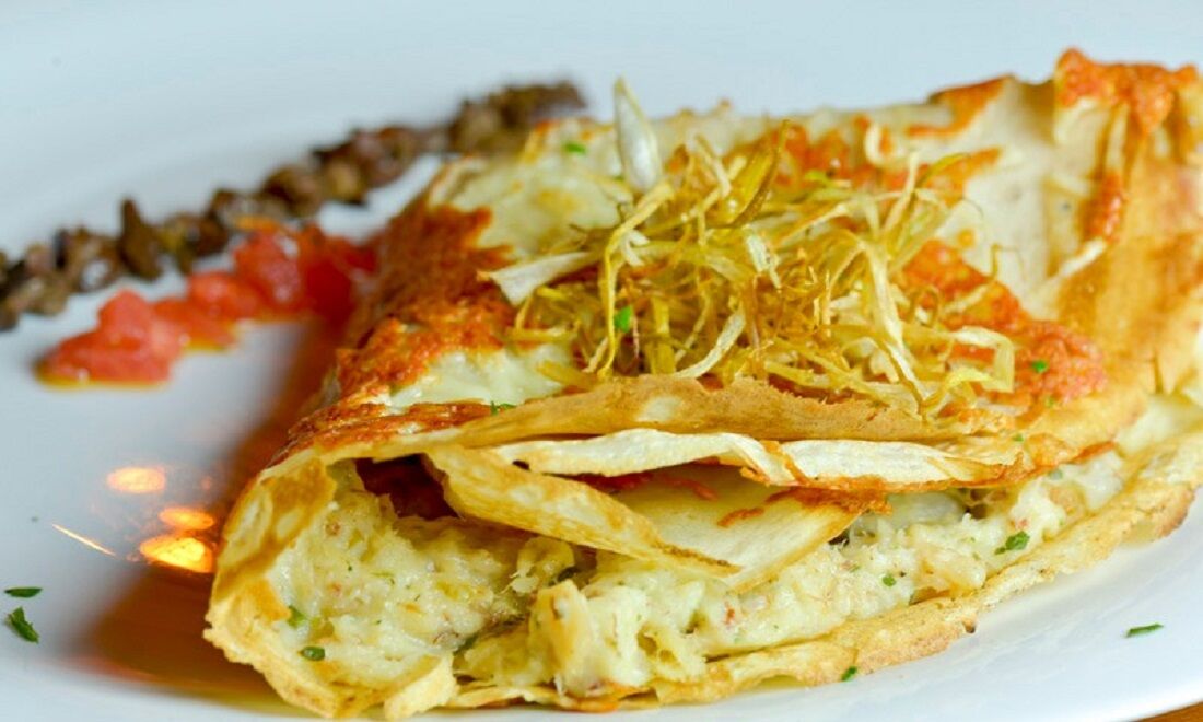 Anjo Solto com seleção de crepes