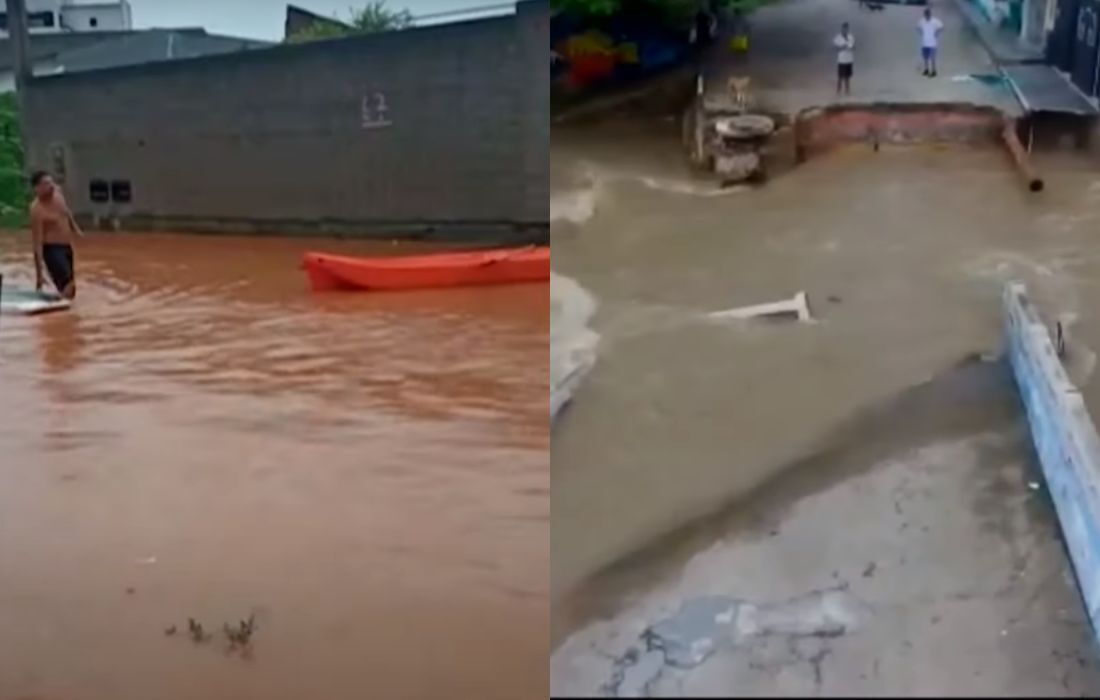 Sul da Bahia volta a ser atingido por chuvas fortes