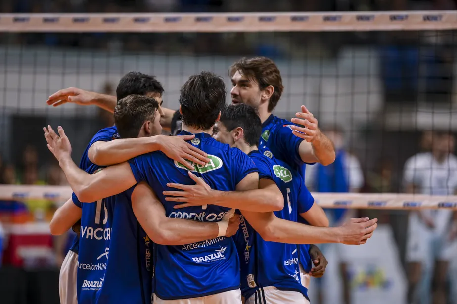 Cruzeiro venceu o Minas por 3 a 0 e conquistou a Superliga