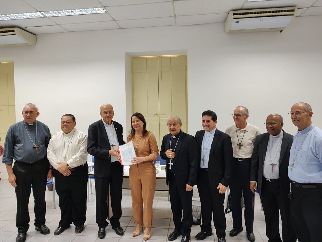 Carta entregue pelos bispos de Pernambuco à governadora Raquel Lyra