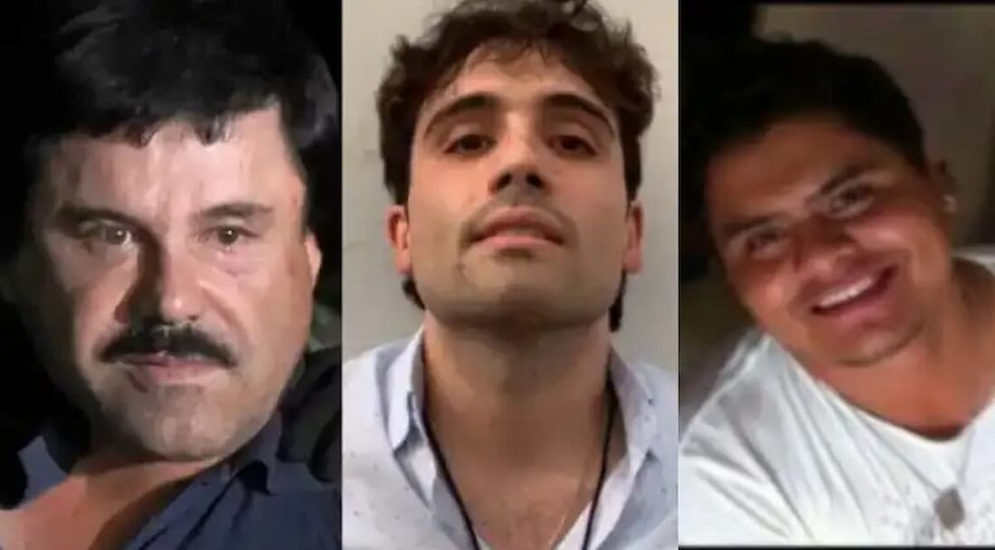 O tribunal apresenta acusações contra "os líderes do Cartel (Sinaloa), conhecido como 'Los Chapitos'", liderados pelos filhos de J.oaquín "El Chapo" Guzmán