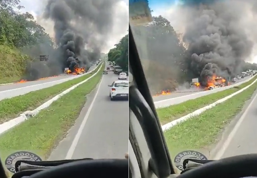 Acidente ocorreu por volta das 12h07