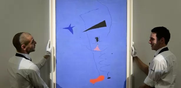 Quadro "Estrela Azul", de Joan Miró vendido a preço recorde