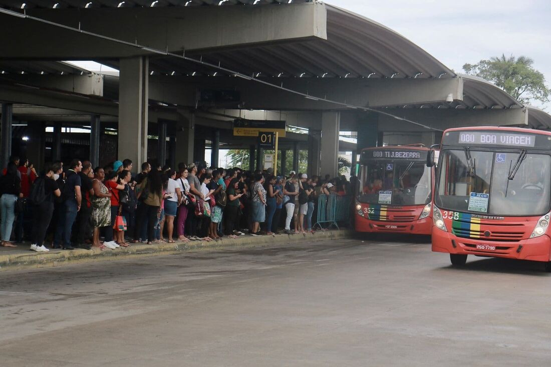 Atropelamento no terminal de Joana bezerra