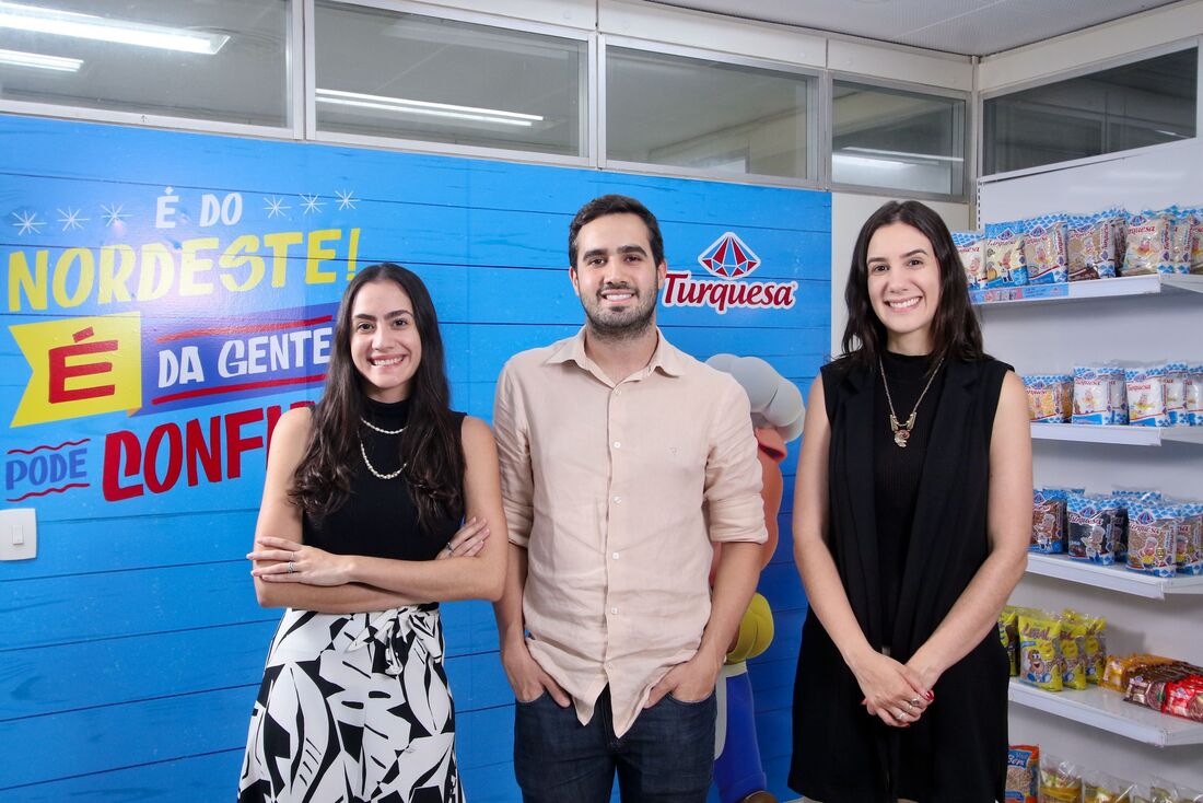 Três irmãos em diretorias à frente da operação que prima pela excelência nos processos: Luiza Benjamin (administrativa), Railson Filho (industrial) e Lays Benjamin (marketing e comercial)