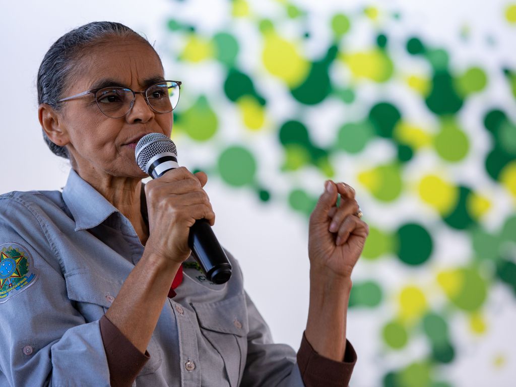 Marina Silva, ministra do Meio Ambiente