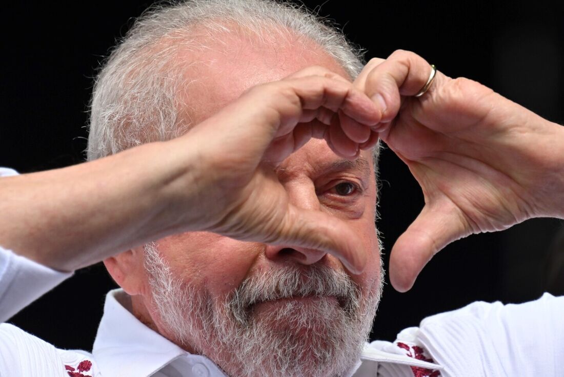 Lula em ato do Dia do Trabalhador