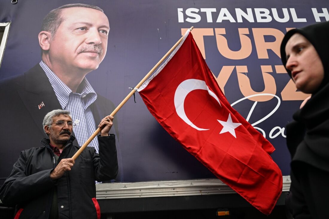 Turquia: apoiador de Erdogan