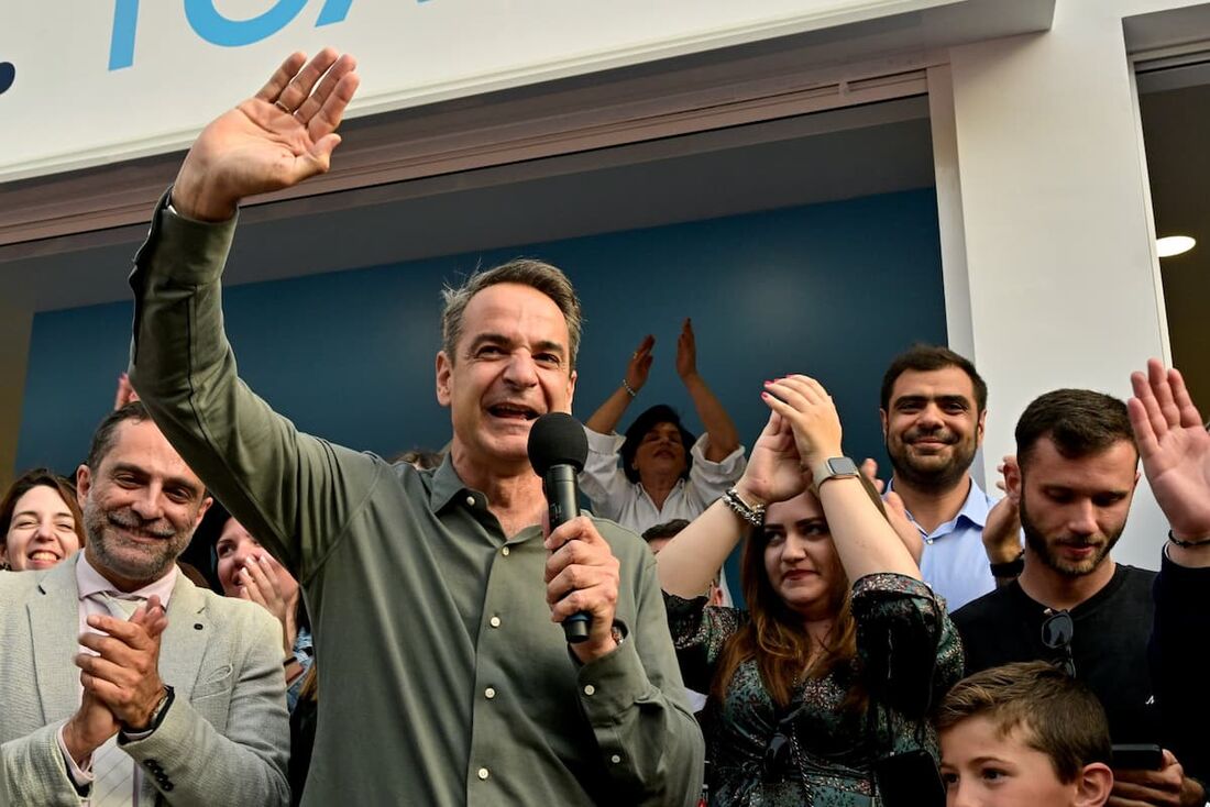 Kyriakos Mitsotakis, primeiro ministro da Grécia