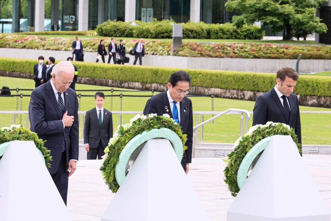 Líderes do G7 foram a memorial em Hiroshima