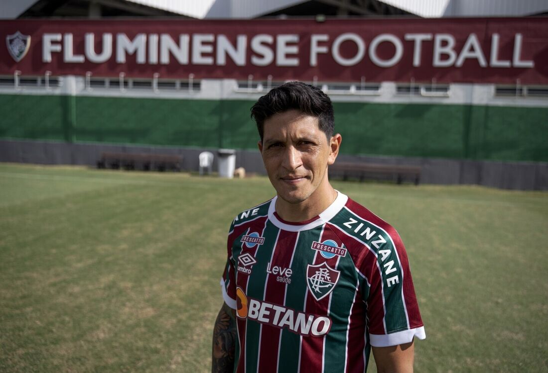 O argentino Germán Cano, do Fluminense