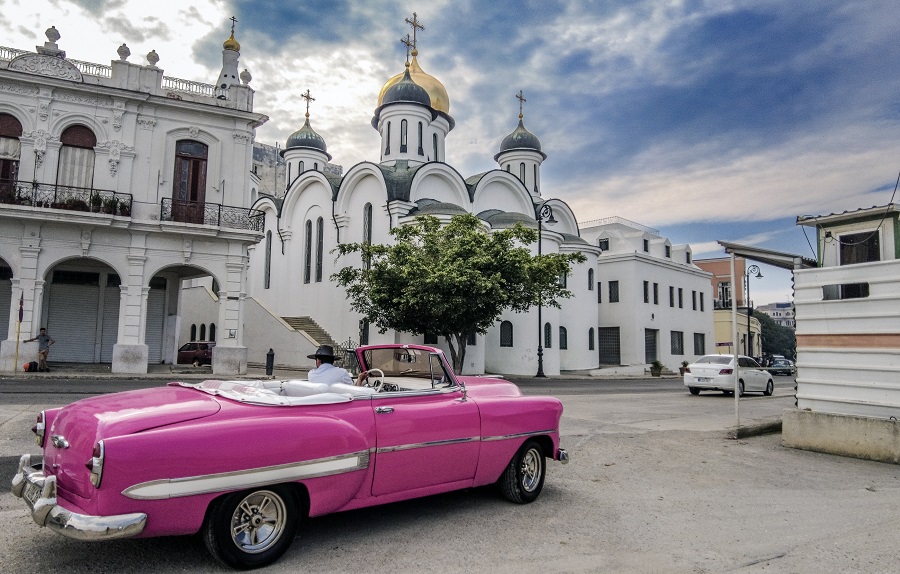 Vista da Igreja Ortodoxa Russa em Havana