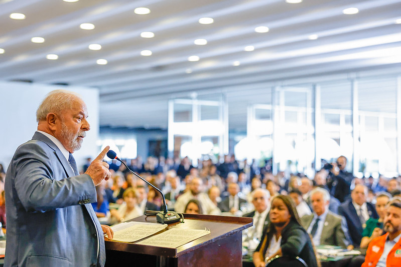 Luiz Inácio Lula da Silva durante Sessão Inaugural do CDESS