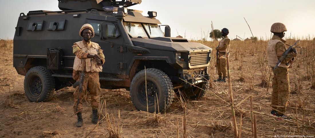 Burkina Faso, palco de dois golpes militares em 2022.