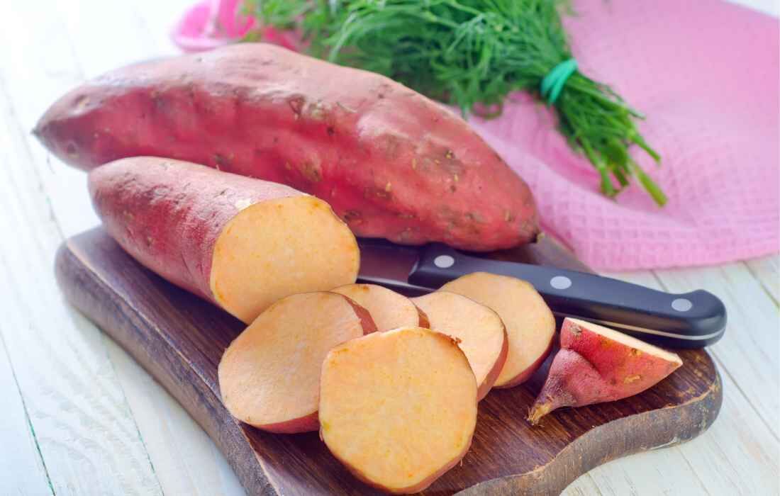 A batata-doce é rica em antioxidantes 