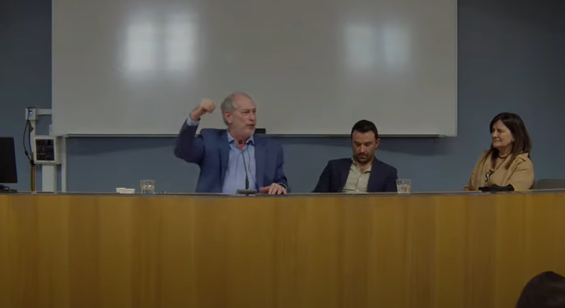 Ciro Gomes em palestra em Lisboa