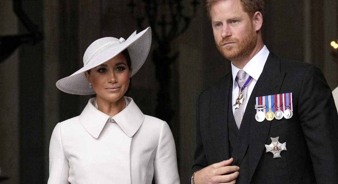 Meghan e príncipe Harry em foto de 2022