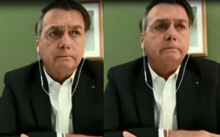 Bolsonaro se emocionou em entrevista 