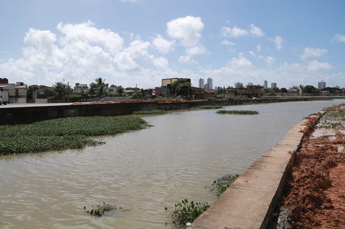 Ponto crítico: rio Fragoso tem histórico de transbordar em época de chuvas mais intensas e frequentes