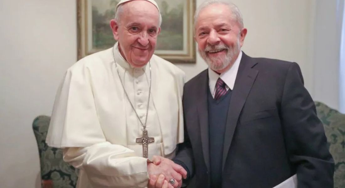 Lula e o Papa Francisco 